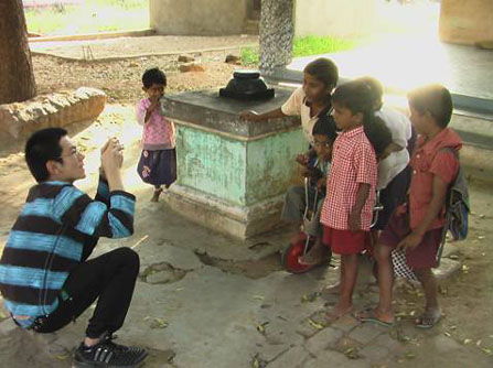 インド 村での調査